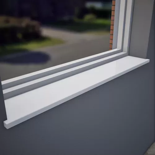 Marmercomposiet Bianco C vensterbank